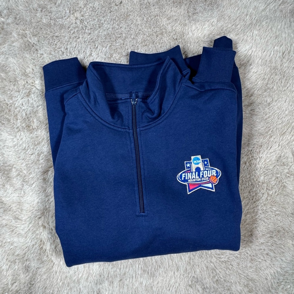 Navy Final Four Quarter-Zip Pullover 2016 Houston men’s 2xl